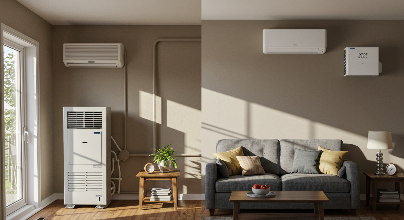 Central AC vs Ductless